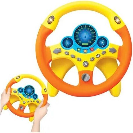 Baby Aktivitätsspielzeug Lenkrad mit Musik Licht und Sounds