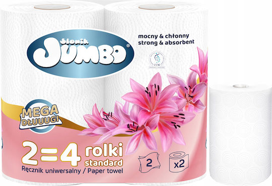 Jumbo Küchenpapier 2 Verpackungsrollen 2 Lagen