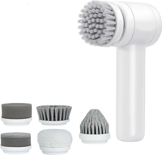 Max Excell Wireless Rechargeable Electric Rotary Cleaning Brush White