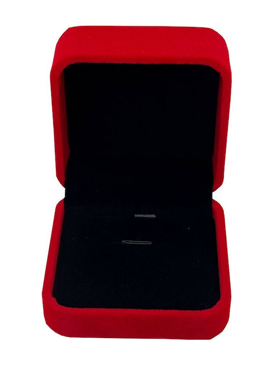 Alista Home Module Casetă Bijuterii De Călătorie Catifelată Roșie 7x7x4.5cm