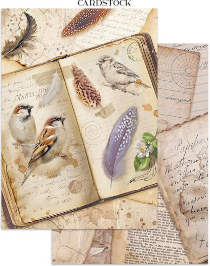 Junk Journal Fokuspunkt Ausschneidebögen Hintergründe Überall