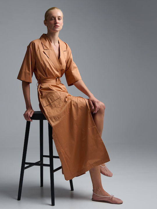 Maxi Φόρεμα Nude