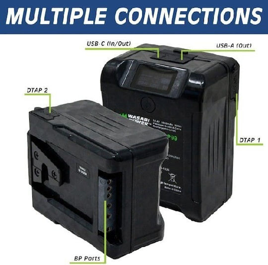 Battery Wasabi Power Usb-btr-vmt-bp99