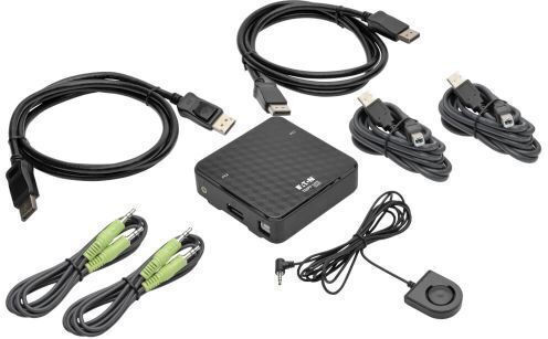 Eaton B004-DP2UA2-K KVM & Data Switch με DisplayPort / DVI / HDMI / Audio / USB 2.0