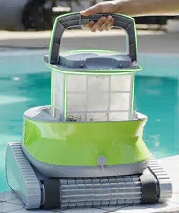 Chasing Innovation Poolmate DT-B Wireless Robotic Vacuum for Bottom Walls Waterline of Pools 200m² with 4.1lt Filter