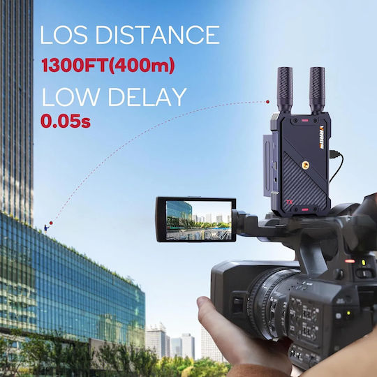 Vrriis Hdmi Drahtloses Videoübertragungssystem Wl082 1080p 2.4/5ghz Bis Zu 400m Vrriis