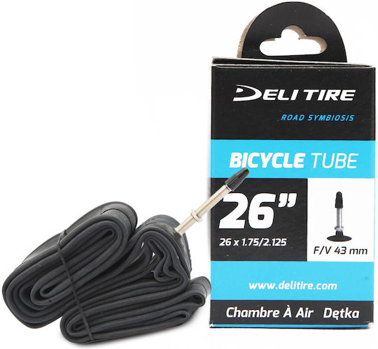 Fahrradschlauch-Innenrohre 26x1.75/2.125 Fv 43mm Box Deli