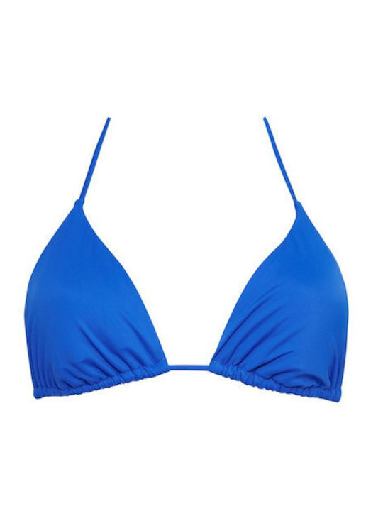 Bikini Triangle With Padding Blue