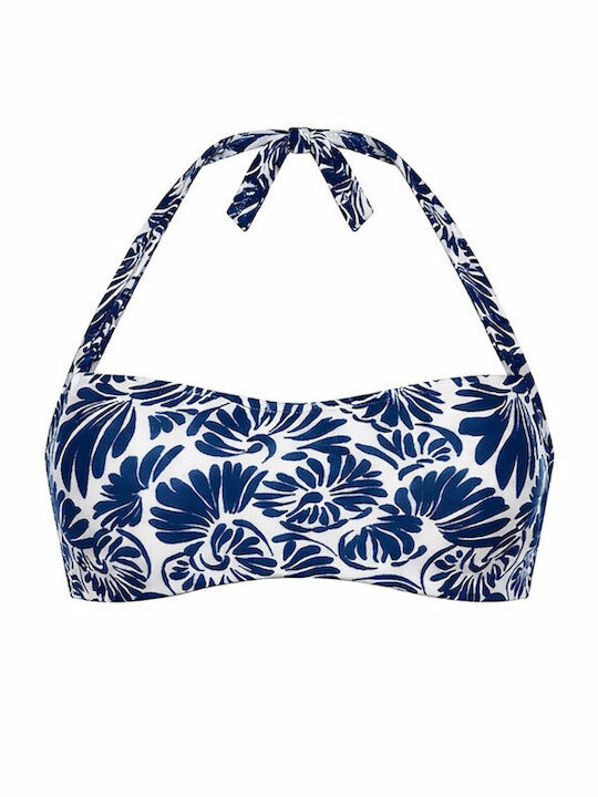 Bikinioberteile Dreieck Mit Polsterung Blau
