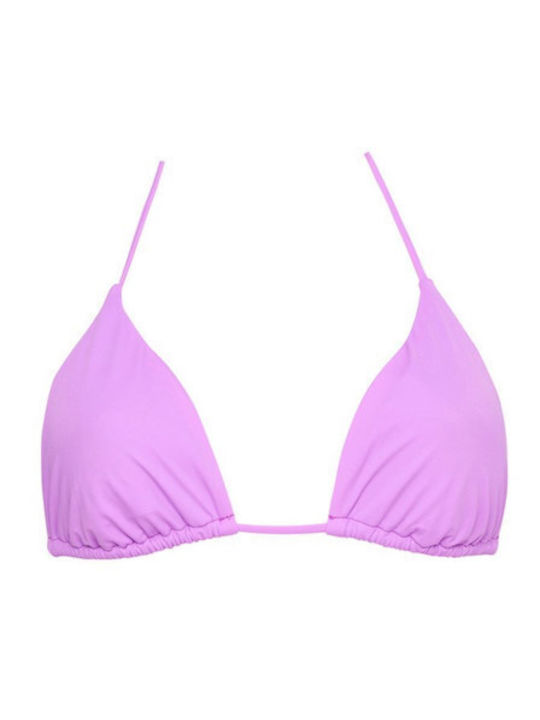 Bikini Τριγωνάκι με Ενίσχυση Μωβ