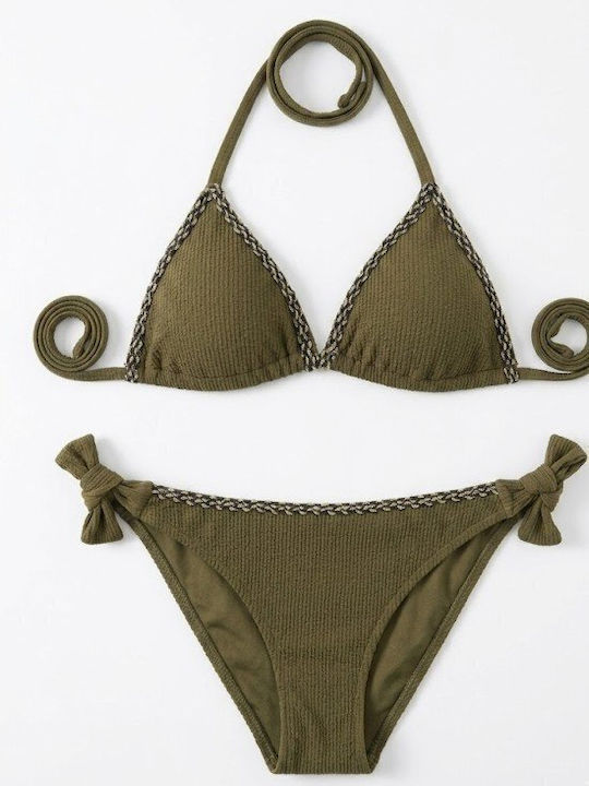 Set Bikini Χακι