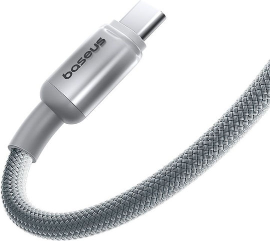Baseus USB 2.0 Кабел USB-C Мъжки - USB-A 100W Сребрист 1m E0420802