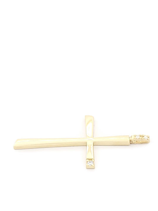 Women's Gold Cross 14K Without Chain