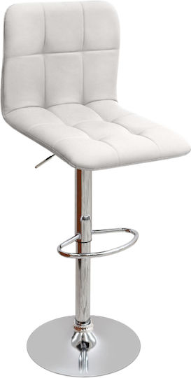 Hocker Bar Carmelo Weiß 2 Stück 45x42x90cm
