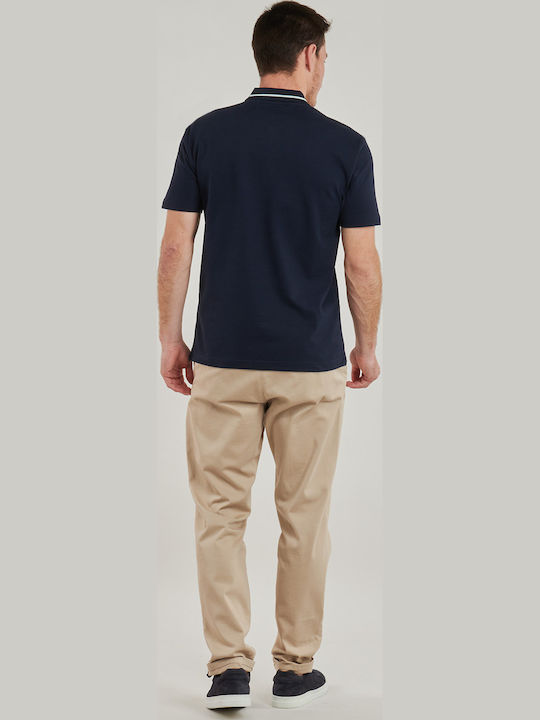 Polo Short Sleeve Blouse Navy Blue