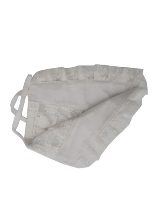 Brims and Trims Kids' Fabric White Hat