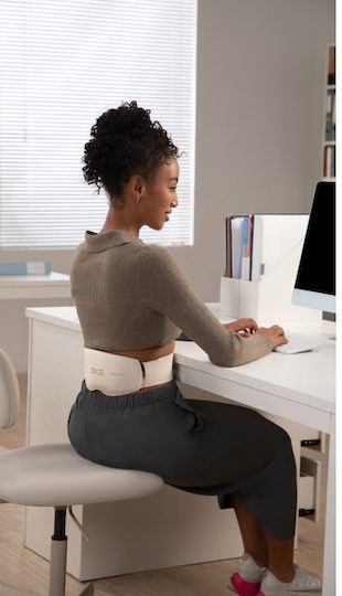 SKG Massage Belt for Waist & Body with Vibration and Heating Function Red