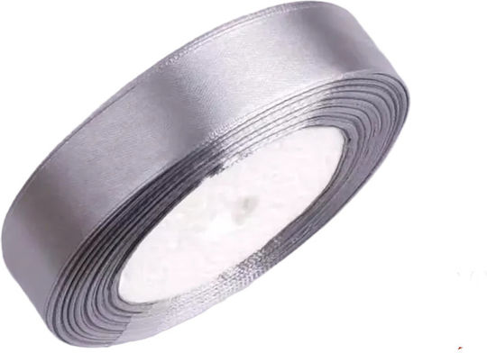 Wrapping Satin Ribbon Silver 22.5m