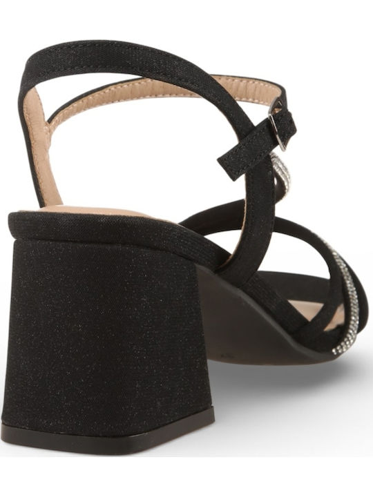 Sandals with Strass Black