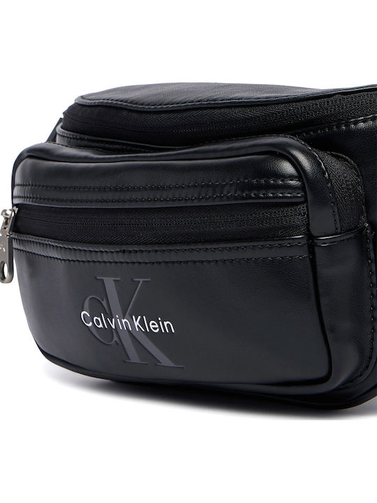 Bold Logo Webbing Men's Bum Bag Black