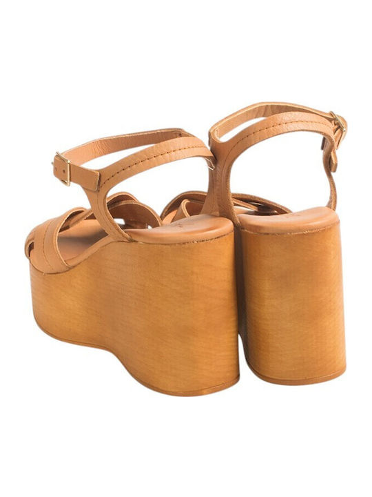 Summer Women's Platforms Tabac Brown