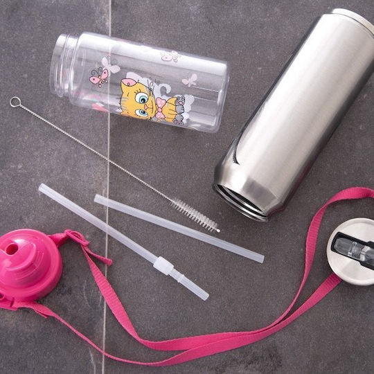 Orion Perie de Curățare din Plastic cu Mâner pentru Paie Gri
