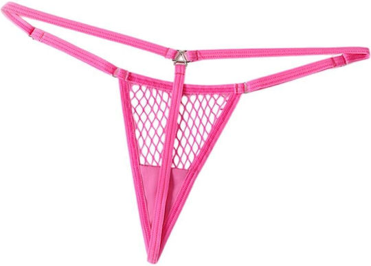 Chilirose Cr 4856 Chiloței Sexy Roșii Din Plasă Micro Șir