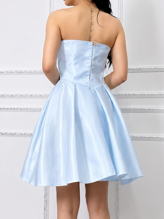 Tüll Abendkleid Hellblau