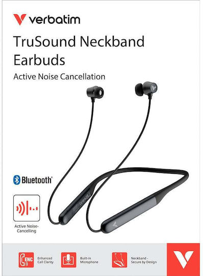 Verbatim TruSound ANC In-Ear Bluetooth Kopfhörer Schwarz