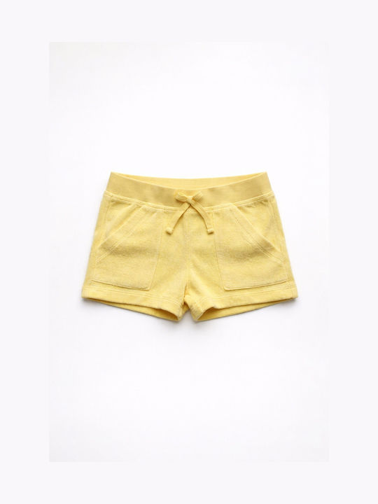 Pantaloni Scurți/Bermude Tesatura Galbeni