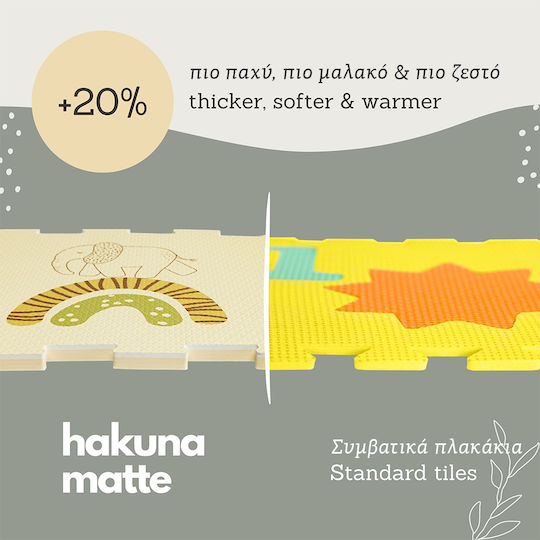 Hakuna Matte Interactive Eva Floor Puzzle with Animals