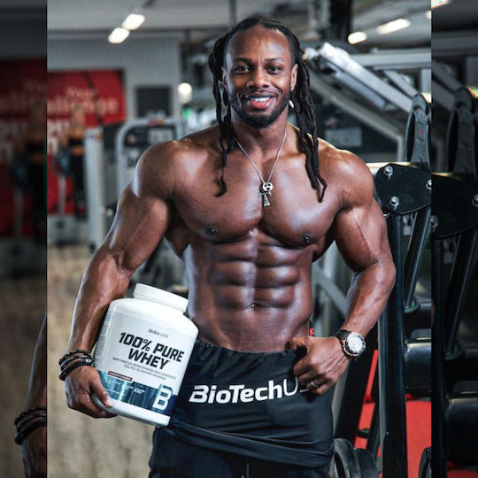 Biotech USA 100% Pure Whey Био Протеин от Суроватка Без Глутен с Вкус Ягода 400гр