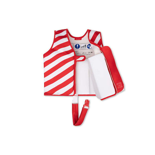 Swim Essentials Σωσίβιο Γιλέκο Κολύμβησης Ιμάντα Ασφαλείας Παιδιά 1-2 Ετών "oh Crab"