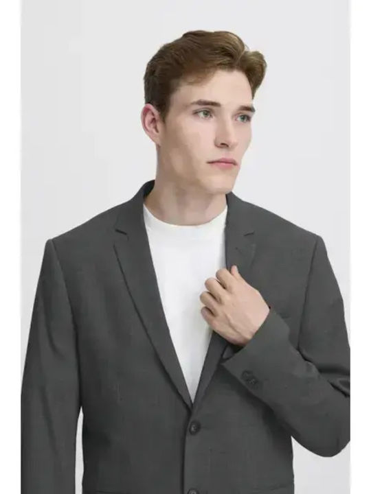 Men’s Suit Jacket Mid Grey Melange