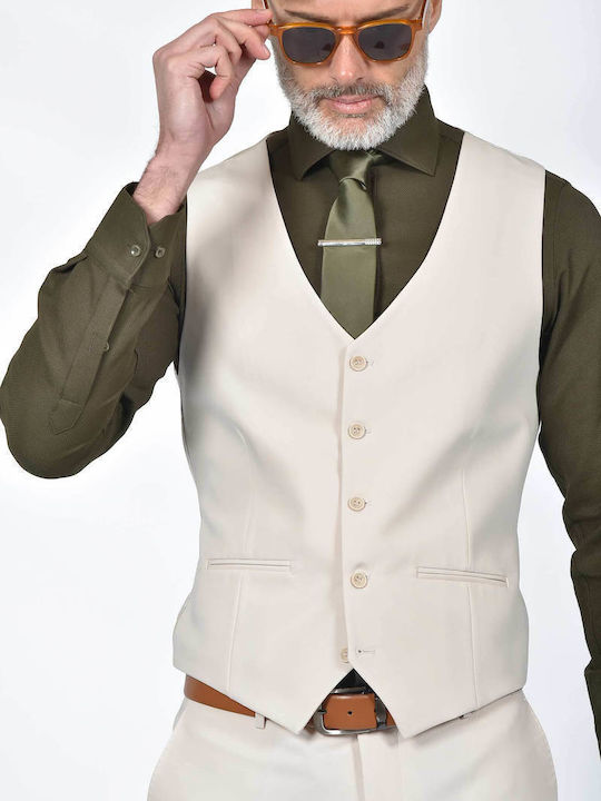 Herrenanzugsjacken Beige Weste