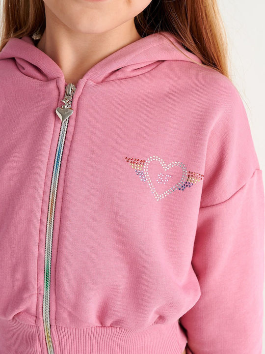 Kids Sweatpants Set Pink