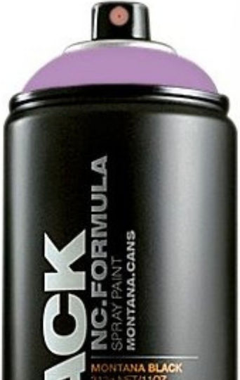 Montana Cans Spray Cans Black 400ml Purple Colors Μωβ-blk400-4060-purple