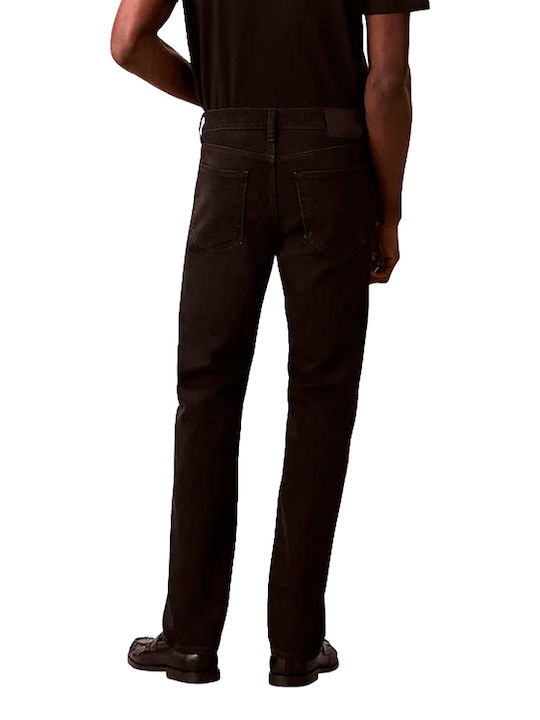 Calvin Klein Ανδρικό Παντελόνι Τζιν Slim Fit Straight Μαυρο