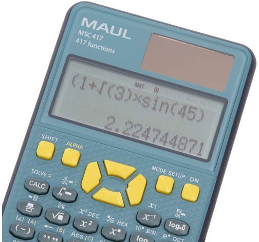 Maul Maul Taschenrechner in Schwarz Farbe