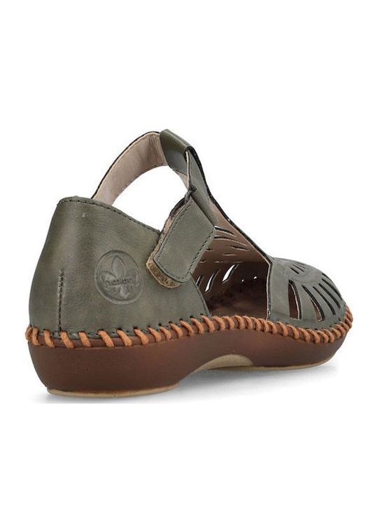 Leather Women's Anatomic Khaki Sandals