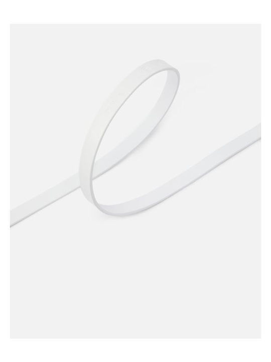 Leather Women's Belt White