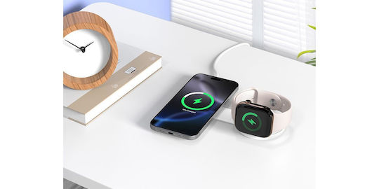 Conceptronic Wireless Charger (Qi Pad) 25W Power Delivery White (GORGON04W)
