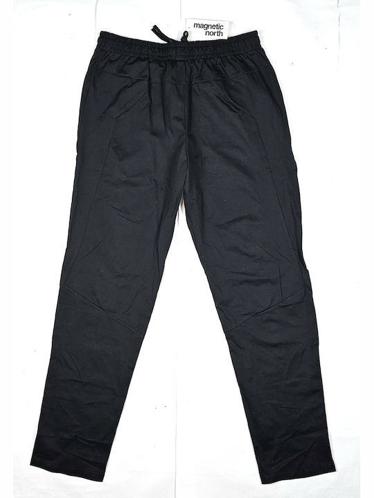 Magnetic North Glossy Black Sweatpants
