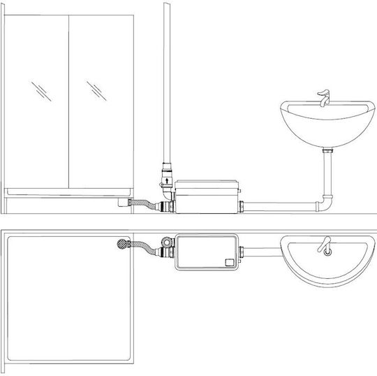 Toya Einphasige Pumpe Abwasser/Abwasser 0.33hp