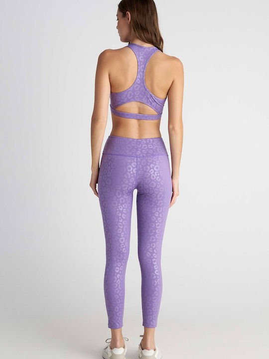 Training Women's Leggings High Waist Purple