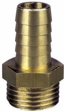 1/2x9mm Messing Rohrverbindung Männlich Gewinde