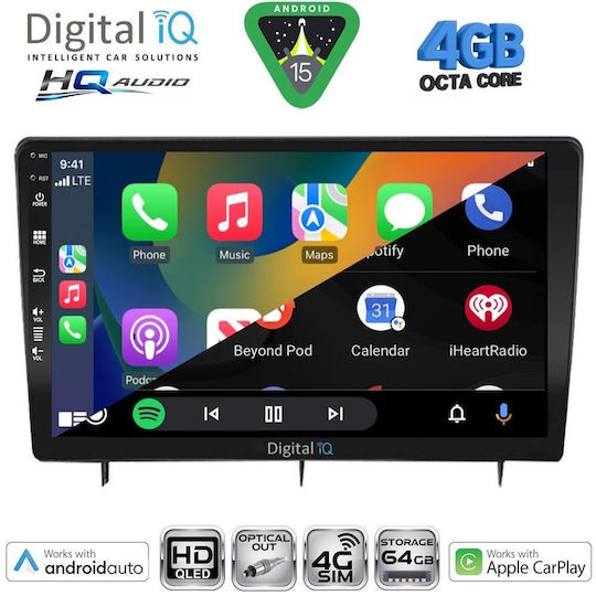 Digital IQ Auto-Audiosysteme für Honda Civic 2022 mit Touchscreen 10" Bluetooth USB WiFi GPS Apple CarPlay Android Auto von Digital IQ