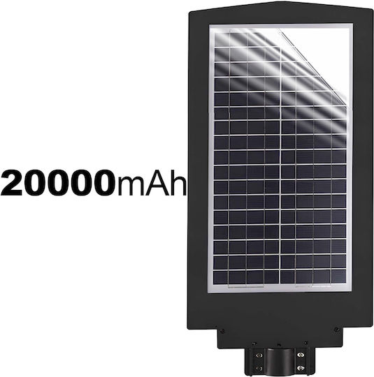 Avizar Outdoor Solar Lantern Led 16w Smart Motion Detection Ip44 Black