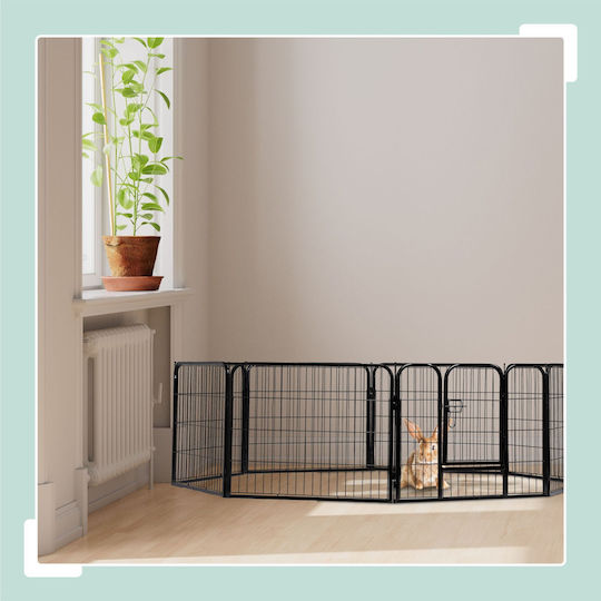 Relaxdays Cușcă De Naștere M-XXL Neagră 80x78x235 Cm