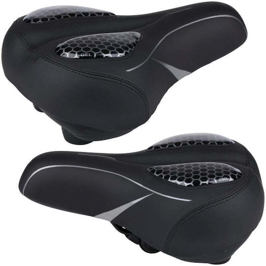 Dunlop Fahrradsattel Schwarz mit Gel 210 x 270 mm
